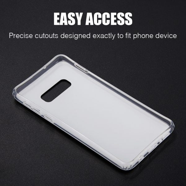 SAMSUNG GALAXY S10E MARBLE IMD SOFT TPU CASE WHITE