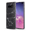 SAMSUNG GALAXY S10 PLUS MARBLE IMD SOFT TPU CASE - BLACK