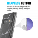 SAMSUNG GALAXY S10 PLUS MARBLE IMD SOFT  CASE - BLACK