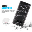 SAMSUNG GALAXY S10 PLUS MARBLE IMD SOFT  CASE - BLACK