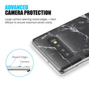 SAMSUNG GALAXY S10 PLUS MARBLE IMD SOFT  CASE - BLACK