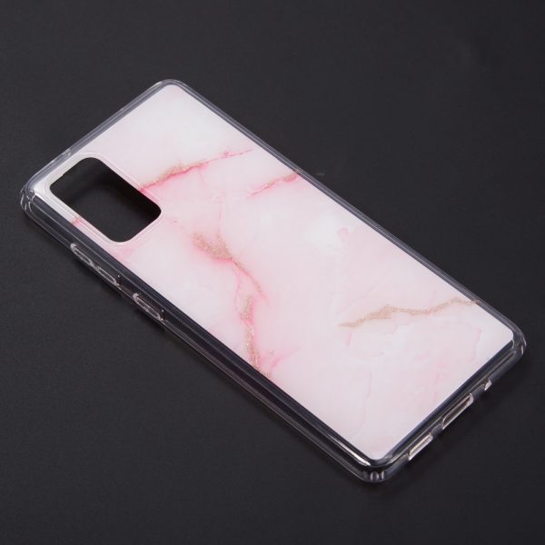 For Samsung Galaxy S20 Plus: Sparkling Marble IMD Soft Protective Case