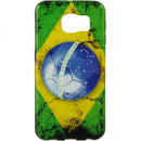 For Samsung Galaxy S6 Phone Back Cover TPU Material with Flag of a Nation