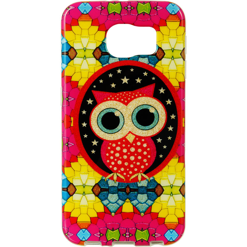 Owl TPU Gel Case Cover For Samsung Galaxy S6