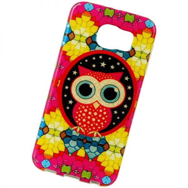 Owl TPU Gel Case Cover For Samsung Galaxy S6