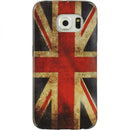 BLACK TPU IMD FLAG CASE FOR SAMSUNG GALAXY S6 EDGE