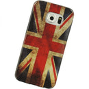 BLACK TPU IMD FLAG CASE FOR SAMSUNG GALAXY S6 EDGE