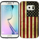 BLACK TPU IMD FLAG CASE FOR SAMSUNG GALAXY S6 EDGE