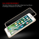 IPHONE 8 / 7 ALUMINUM FRAME TEMPERED GLASS SCREEN PROTECTOR