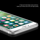 IPHONE 8 / 7 ALUMINUM FRAME TEMPERED GLASS SCREEN PROTECTOR