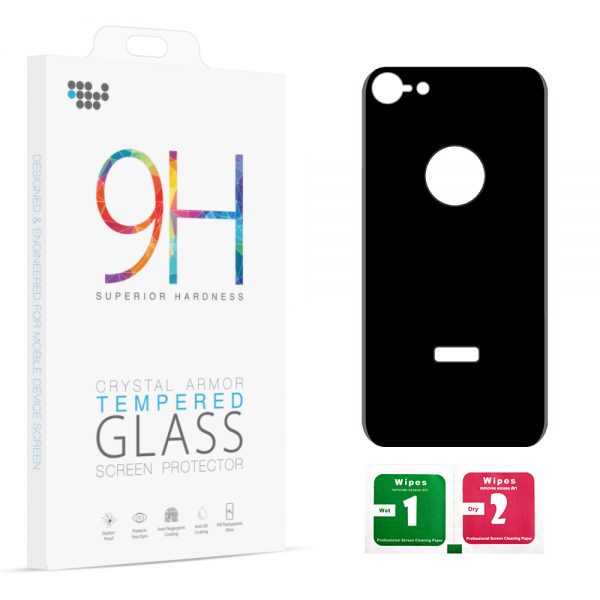 FOR IPHONE 8 BACK COVER TEMPERED GLASS RARE PLATE PROTECTOR
