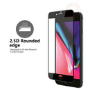 IPHONE 8 / 7 MATTE FINISH ANTI-GLOSS TEMPERED GLASS SCREEN PROTECTOR - BLACK