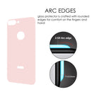 FOR IPHONE 8 PLUS BACK COVER TEMPERED GLASS RARE PLATE PROTECTOR - GOLD