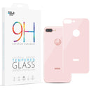FOR IPHONE 8 PLUS BACK COVER TEMPERED GLASS RARE PLATE PROTECTOR - GOLD