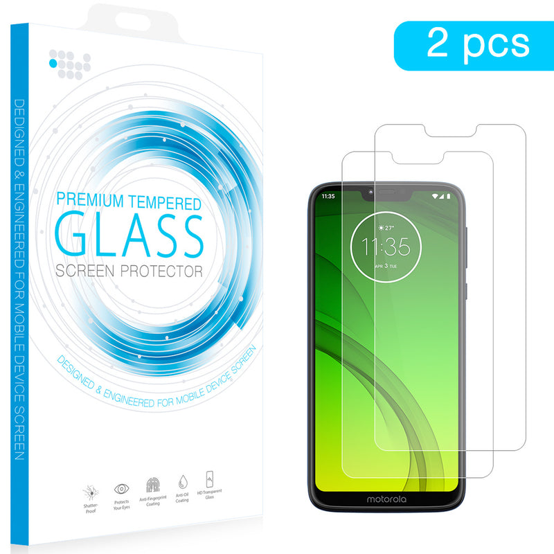 MOTO G7 POWER TEMPERED GLASS SCREEN PROTECTOR 0.26MM ARCING 2PCS