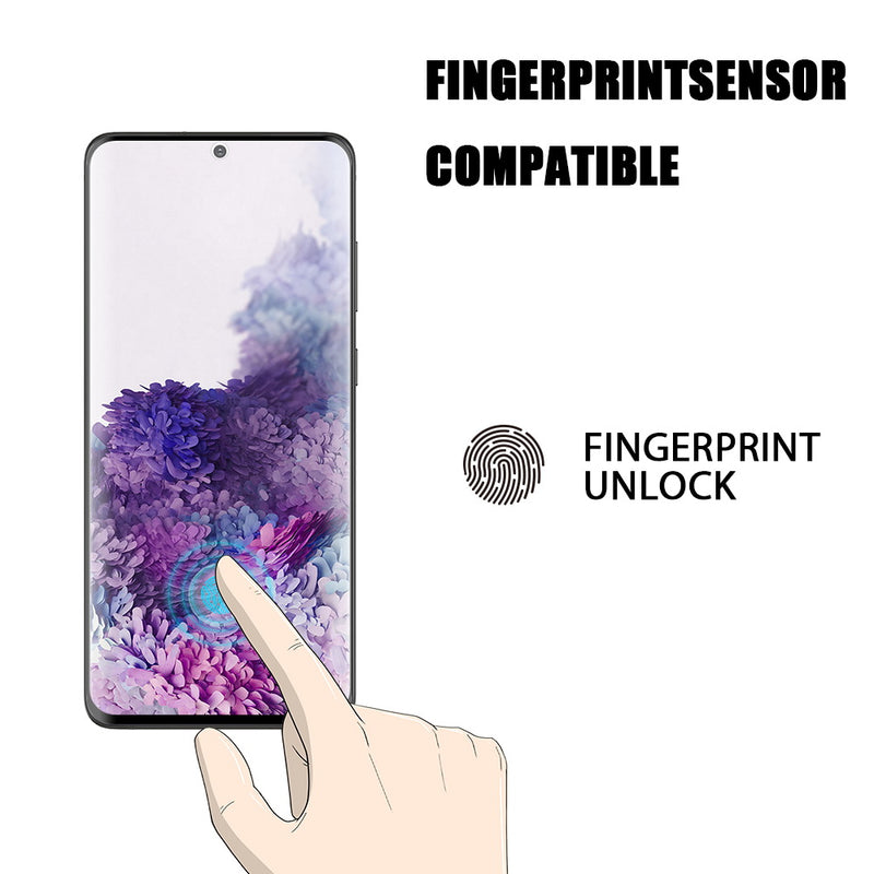 SAMSUNG GALAXY S21+ 2.5D TEMPERED GLASS PROTECTOR 0.23MM ARCING BLACK