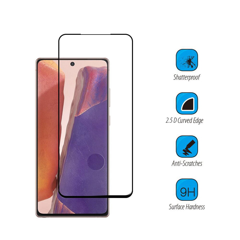 SAMSUNG GALAXY S21+ 2.5D TEMPERED GLASS PROTECTOR 0.23MM ARCING BLACK