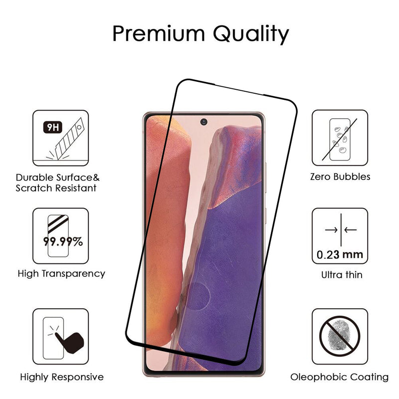 SAMSUNG GALAXY S21+ 2.5D TEMPERED GLASS PROTECTOR 0.23MM ARCING BLACK