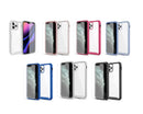 IPHONE 11 PRO MAX LUXMO TOUGH FUSION-X RUGGED BUMPER CASE TEMPERED GLASS