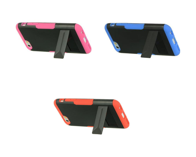 FOR IPHONE 6 / 6S  3 PIECES HYBRID CASE WITH STAND
