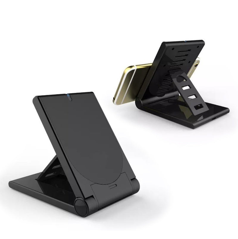 FOLDABLE WIRELESS CHARGING STAND FOR MOBILE PHONES - BLACK
