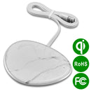 UNIVERSAL PEBBLE MARBLE WATERPRINT QI CERTIFIED 10W WIRELESS