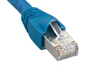 SimplyASP Tech 50ft Cat6a 600 MHz Shielded Snagless Network Patch Cable, Blue