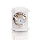 C2G Snap-In F -Type F/F Keystone Insert Module, White
