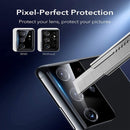 Chrome Metallic Camera Lens Protector For Samsung Galaxy S21 Ultra - Black