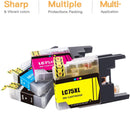 SimplyASP Tech Compatible Brother LC75 Cyan Magenta Yellow Black MFC-J6510 More