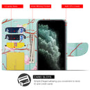 LEATHER FLIP DETACHABLE CASE MULTI-CARD SLOT FOR IPHONE 11 PRO
