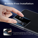 Chrome Metallic Camera Lens Protector For Samsung Galaxy S21 Ultra - Black