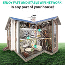 OptiCover WiFi Extender WPS Internet Signal Booster Repeater 2.4GHz 300 Mbps