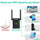 OptiCover WiFi Extender WPS Internet Signal Booster Repeater 2.4GHz 300 Mbps