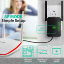 OptiCover WiFi Extender WPS Internet Signal Booster Repeater 2.4GHz 300 Mbps