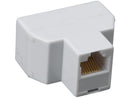 SimplyASP Tech RJ45 One Female to Two Female Modular T-Adapter