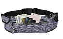 Adjustable Running Waist Pack w/ 3 Pockets, Zipper, Water Resistant for Hiking , fits All Smartphones - SimplyASP Tech