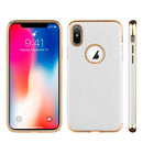 APPLE IPHONE X / XS - LUXMO LUXURY SAFFIANO TPU CASE