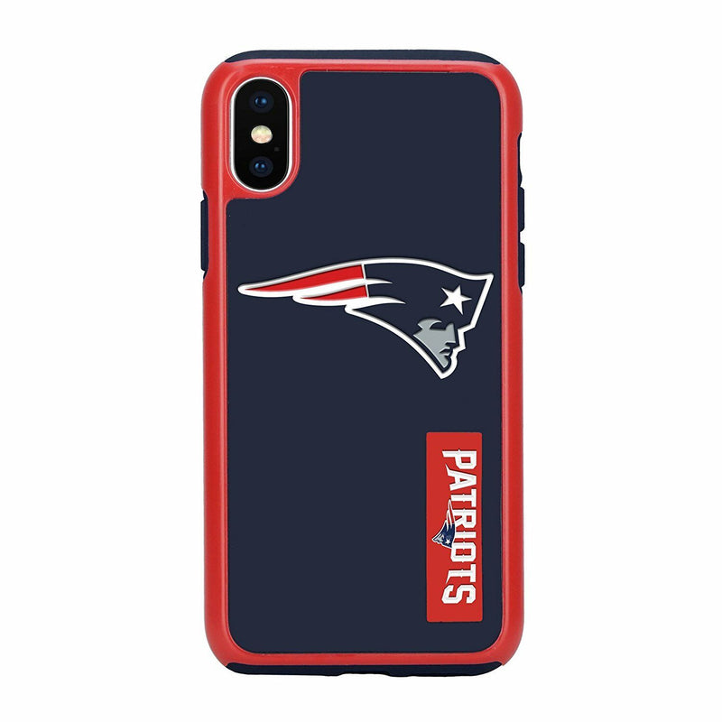NEW ENGLAND PATRIOTS IMPACT DUAL HYBRID APPLE IPHONE X COVER