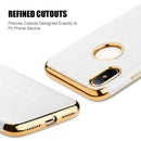 APPLE IPHONE X / XS - LUXMO LUXURY SAFFIANO TPU CASE