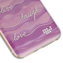 IPHONE 6 / 6S TPU WATER COLOR IMD CASE LIVE LAUGH LOVE